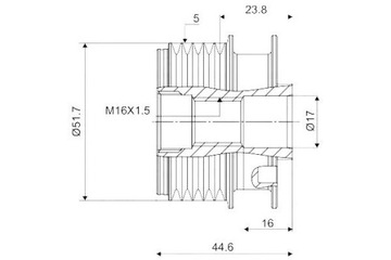 фото thumb №11, Колесо ременное генератора mercedes