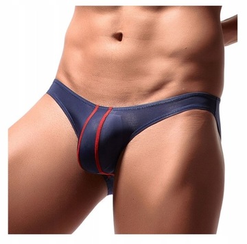 SEXY GRANATOWE DELIKATNE SLIPKI SOFT L