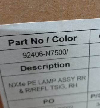 фото thumb №14, Ліва + права лампа зад задня hyundai tucson iv 4 рестайлінг комплект нове