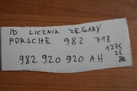 фото thumb №6, Idealny счетчик приборы porsche 982 718 1