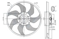 Купити Вентилятор радіатора з корпус opel adam corsa d, фото thumb
