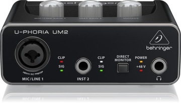 АУДИОИНТЕРФЕЙС USB BEHRINGER UM2 U-PHORIA