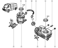 фото thumb №5, Гумовий елемент бака рідина renault master i 7700580194