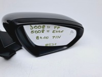 Зеркало наружное правый перед evl 16pin peugeot 3008 5008 ii 2016- #8521 с Разборки, фото thumb