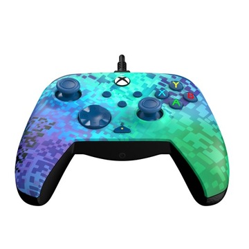 PDP XSX XO PC Pad przewodowy Rematch Glitch Green
