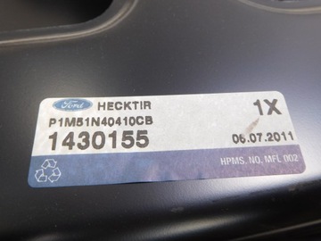 фото thumb №8, Крышка задняя ford focus sw 98-05 универсал оригинальный номер 1430155