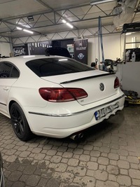 фото thumb №6, Спойлер накладка vw passat cc 2008-2016 чорний блиск