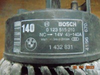Bmw e31 e38 e39 540i 535i m62 v8 генератор bosch 140a 1432831 0123510010 Недорого, фото thumb