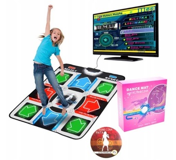 STEPMANIA PL MATA DO TAŃCZENIA TAŃCA TELEWIZOR PC MENU PL + PŁYTA