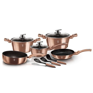 ГОРШКИ 11 ЭЛЕМЕНТОВ BERLINGER HAUS ROSEGOLD BH-6160