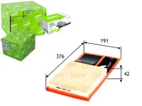 Valeo 585154 фільтр повітря Недорого, фото thumb