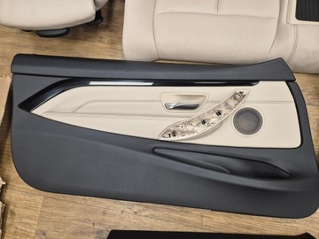 фото thumb №8, Bmw f32 салон підігрів сидіння спортивні м-пакет шкіра диван обшивки бежево-сірий