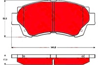 фото thumb №2, Тормозные колодки тормозные lexus es ls toyota camry celica c