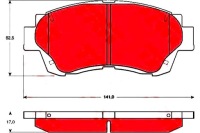 фото thumb №2, Trw gdb3155 набор тормозных колодок тормозных, тормоза дисковые