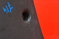 фото thumb №12, Бампер задняя задний правый уголок чёрный 91166147 opel vivaro 1 i 02-06