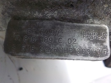 фото thumb №9, Bmw 1 e87 2.0 турбонагнетатель турбина 7810189c02