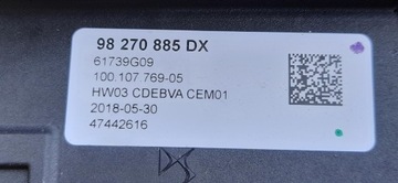 фото thumb №8, Домкрат выборщик ручка изменения коробки передач автомат peugeot 308 t9 98270885dx