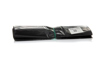 Прочные гигиенические пакеты 60л, 10 шт, черные для мусора