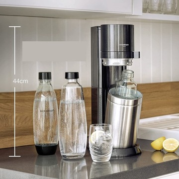 SODA STREAM DUO Карбонизатор для воды СТЕКЛЯННАЯ БУТЫЛКА-ПЛАСТИКОВАЯ БУТЫЛКА