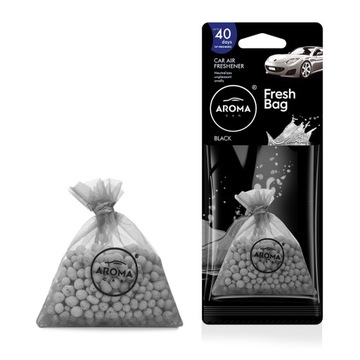 Aroma Car ZAPACH DO SAMOCHODU ODŚWIEŻACZ ZAWIESZKA FRESH BAG NEW Black 12g