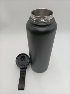 HUSKY ICE, термобутылка 1200мл с футляром, черный