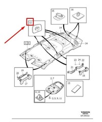 фото thumb №8, Кришка сітка підвішеної багажника volvo xc90 mk2 оригінальний 31672281