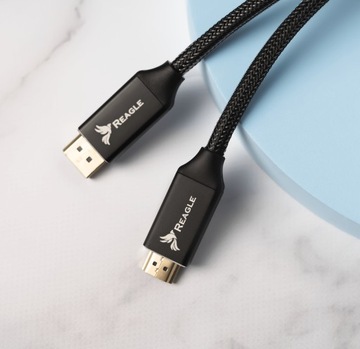 КАБЕЛЬ REAGLE ПОРТ ДИСПЛЕЯ — HDMI DP PRO DisplayPort 4K 2K HDR КАБЕЛЬ 1М