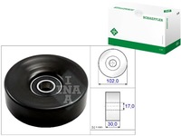 фото thumb №1, Ina ролик napcza lexus gs 430 grs19_. uzs19_. urs