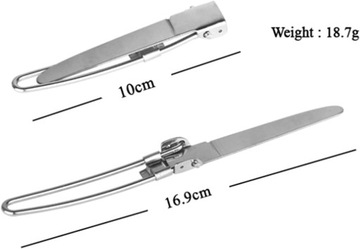 2X вилочных ножа Spork? Складной набор ложек для пикника из нержавеющей стали