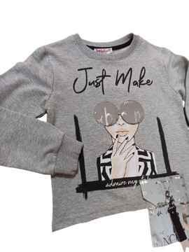 СВИТШОТ JUST MAKE, СЕРЫЙ 12 - 152 весна