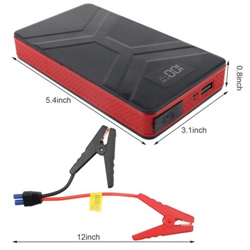 BOOSTER JUMP STARTER STARTER 30000 мАч 12 В УСТРОЙСТВО СТАРТЕР POWERBANK