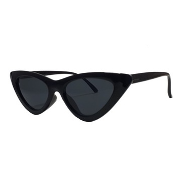 Женские солнцезащитные очки «кошачий глаз» Glam Black, фильтр UV400