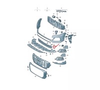 фото thumb №8, Audi q8 4mn передняя часть lower центральный решётка 4m8807647c9b9 4m8807647c 9b9