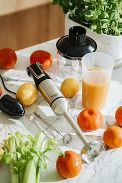 Blender Ręczny Zestaw 1800W Rozdrabniacz Turbo 4 Ostrza 20 Prędkości Adler