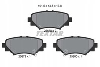 фото thumb №2, Тормозные колодки + тормозные диски задняя textar mazda 3 iii bm bn