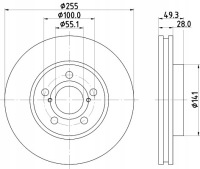 фото thumb №1, Mintex mdc1971 диск гальмівна