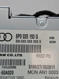 фото thumb №16, Станция мультимедийная радио audi a3 s3 8p рестайлинг rnse-pu 8p0035193g