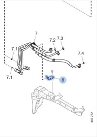 фото thumb №4, Кронштейн кронштейн scania ngs r s p g 2896243 b-b