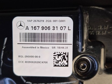 фото thumb №8, Mercedes gls 167 w167 x167 a1679063107 задня ліва лампа w кришка багажника eu