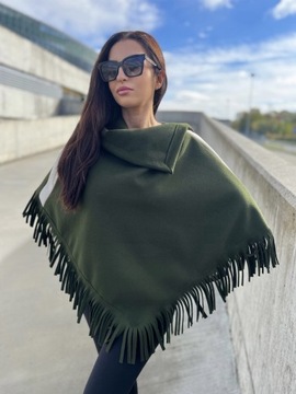Женское пончо идеально подходит для весны.