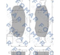 фото thumb №1, Fomar гальмівні колодки гальмівні ford cougar/ mondeo