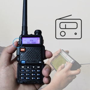Walkie Talkie Retevis RT5R Professional, Dwuzakresowy Radio Dalekiego