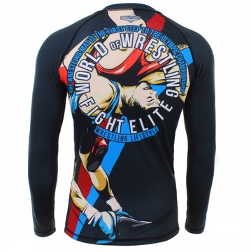 BELTOR MĘSKI RASHGUARD BLUZKA TERMOAKTYWNA DŁUGI RĘKAW ZAPASY WRESTLING M