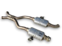 Mercedes ml w164 164 гасник глушники середній вихлоп подвійний 1644908101 Недорого, фото thumb