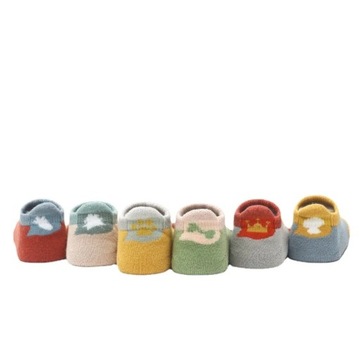 Детские носки противоскользящие ножки THICK COTTON махровые ABS 80-86-92