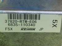 фото thumb №5, Honda cr-z 1.5 ima 12r 2d блок управления бортовой компьютер двигателя 37820-rtw-e06