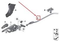 фото thumb №1, Bmw 4 coupe f82 правый hand brake guide tube 2284876 34402284876 original
