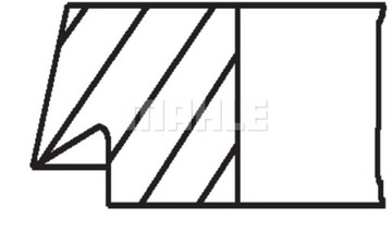 фото thumb №2, Mahle кольца поршневые 081 21 n0