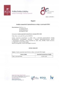 Olej z czarnuszki dla dzieci tłoczony na zimno Tran dla dzieci Olini