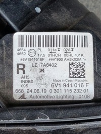 фото thumb №5, Skoda fabia iii lift лампа правая передняя перед